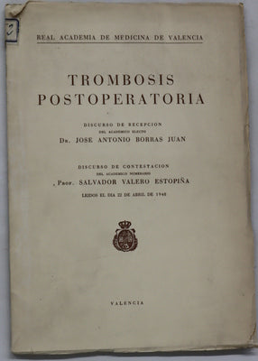 Trombosis postoperatoria