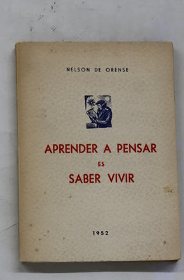 Aprender a pensar es saber vivir
