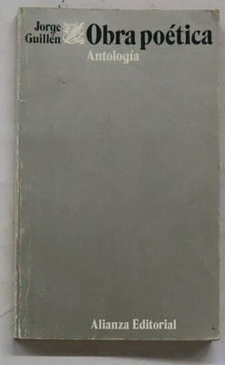 Obra poética antología