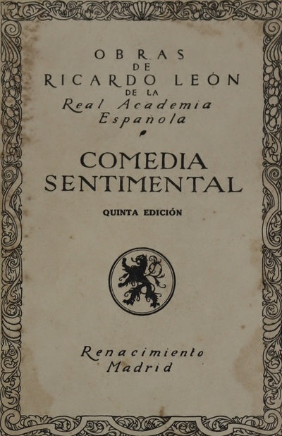 Comedia sentimental