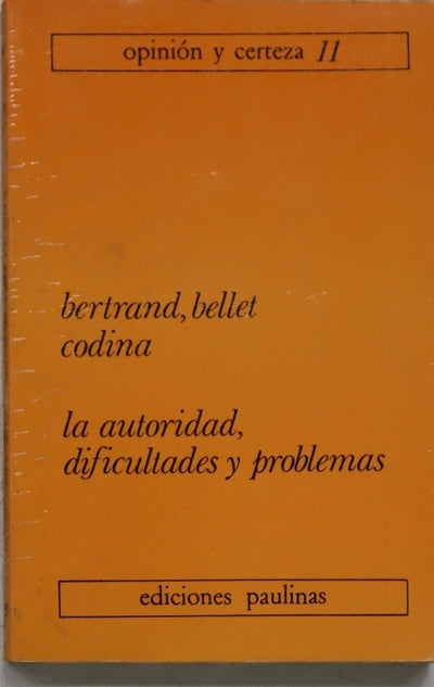La autoridad dificultades y problemas