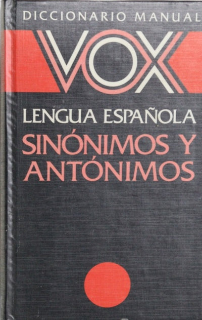 Diccionario manual de sinónimos y antónimos