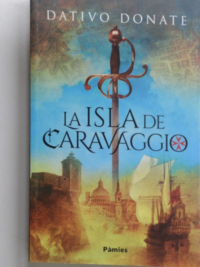 La isla de Caravaggi[Cruz de Malta dentro de un círculo]