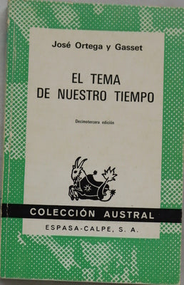 El tema de nuestro tiempo