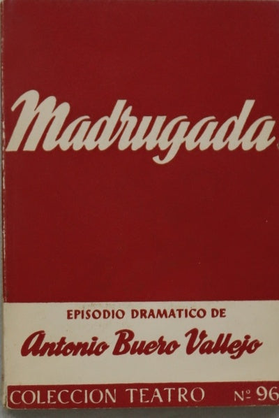 Madrugada Episodio dramático en dos actos