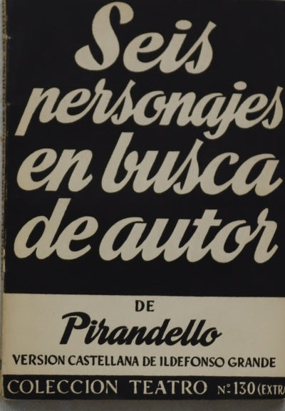 Seis personajes en busca de autor