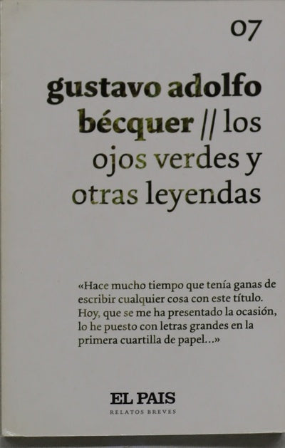 Los ojos verdes y otras leyendas