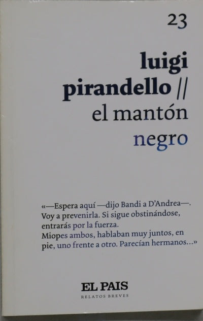 El mantón negro