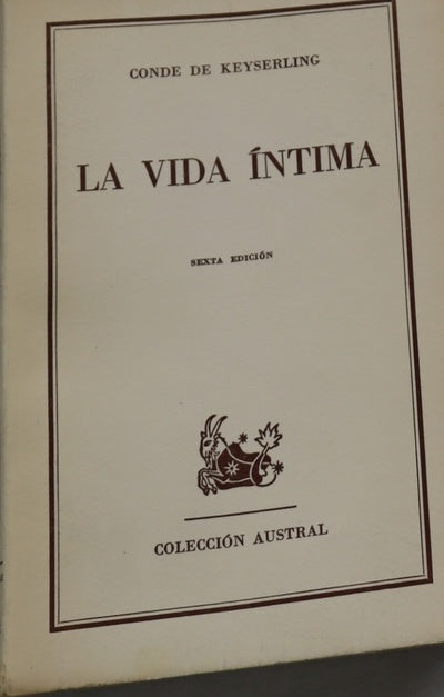 La vida íntima