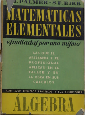 Matemáticas elementales. Álgebra