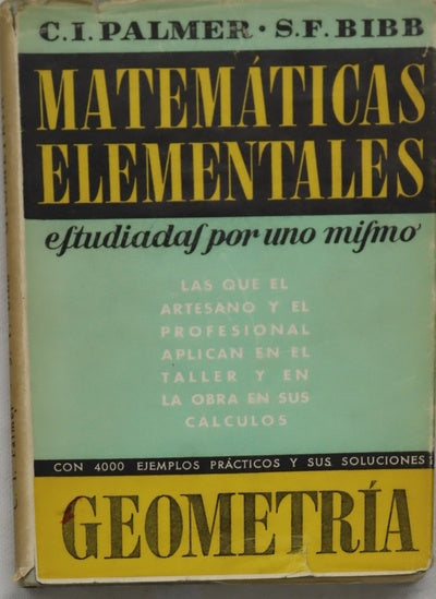 Matemáticas elementales. Geometría