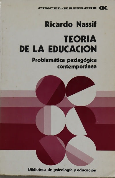 Teoría de la educación problemática pedagógica contemporánea