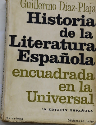 Historia de la literatura española encuadrada en la universal