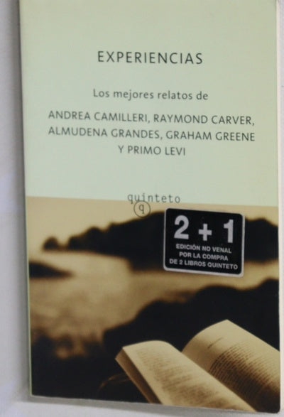 Experiencias los mejores relatos de Andrea Camilleri, Raymond Carver, Almudena Grandes, Graham Green y Primo Levi