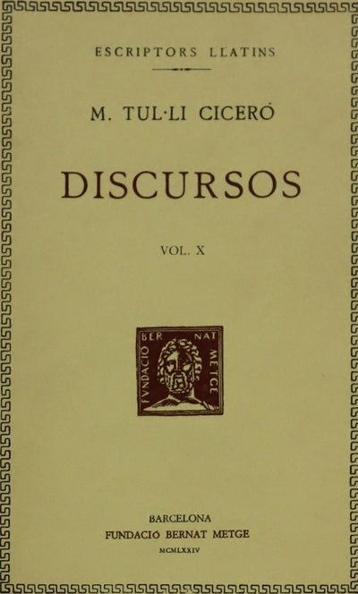 Discursos (v. X)