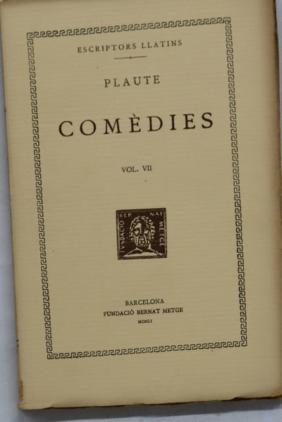 Comedies (v. VII)