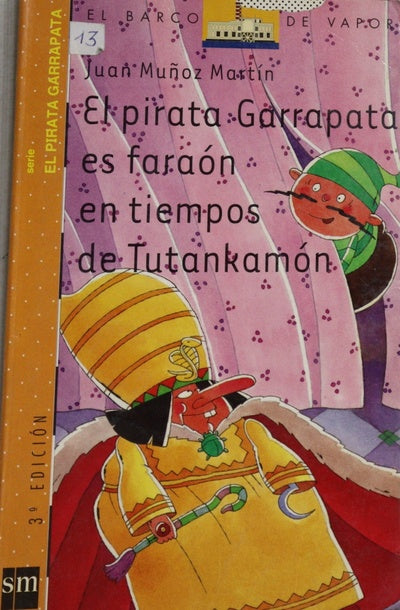El pirata Garrapata es faraón en tiempos de Tutankamón