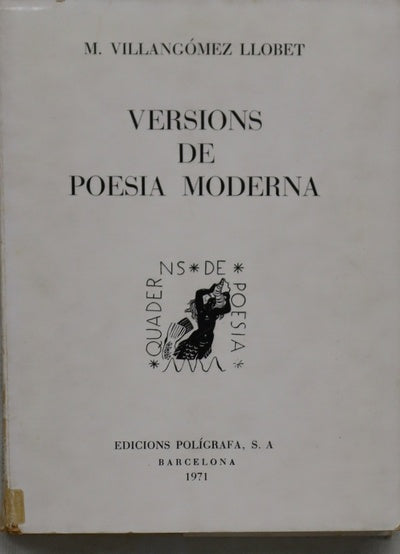 Versions de poesía moderna