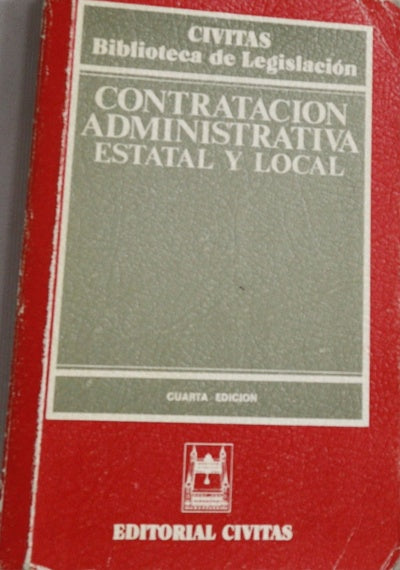 Contratación administrativa estatal y local