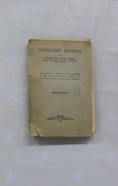 Legislación Notarial
