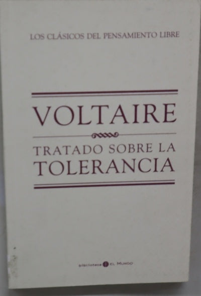 Tratado sobre la tolerancia