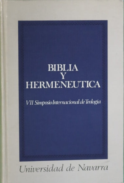 Biblia y hermenéutica
