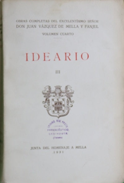 Ideario, tomo III