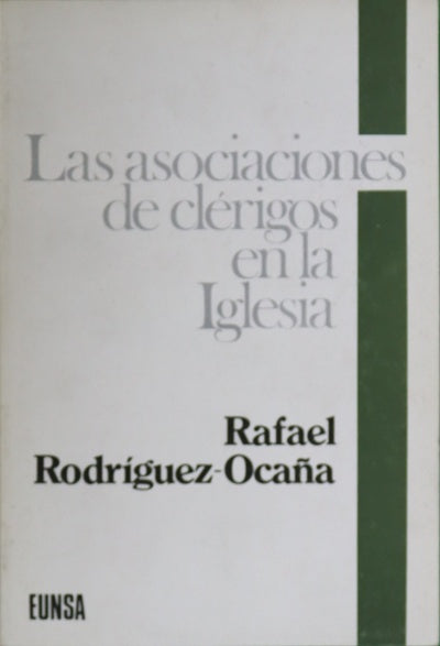 Las asociaciones de clérigos en la Iglesia