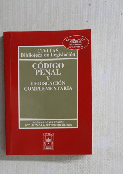 Código penal y legislación complementaria