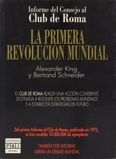 La primera revolución mundial informe del Consejo al Club de Roma