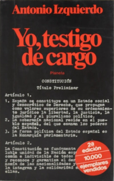 Yo, testigo de cargo