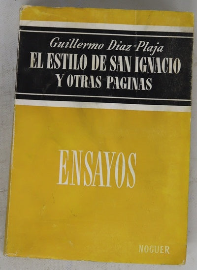 El estilo de San Ignacio y otras páginas