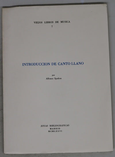 Introducción de canto llano