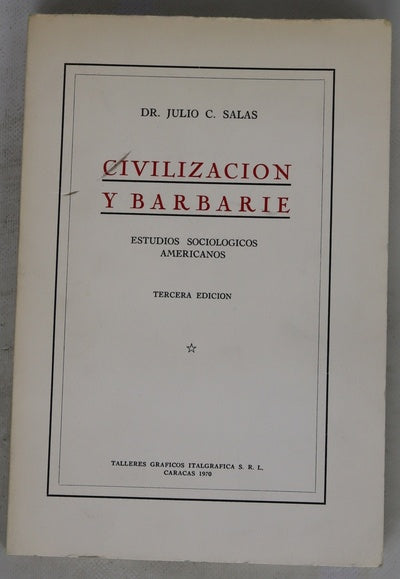 Civilización y barbarie