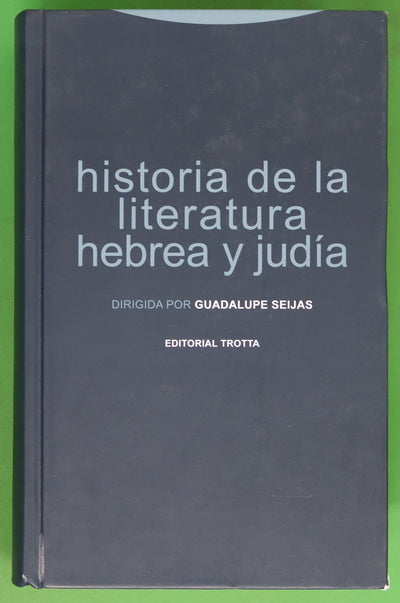 Historia de la literatura hebrea y judía