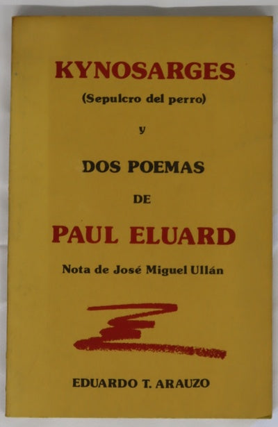 Kynosarges (sepulcro del perro) y dos poemas