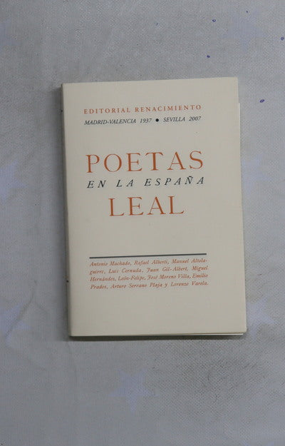 Poetas en la España leal