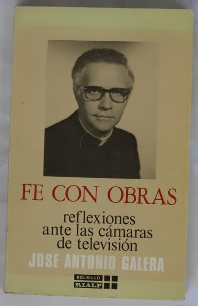 Fe con obras reflexiones ante las cámaras de televisión