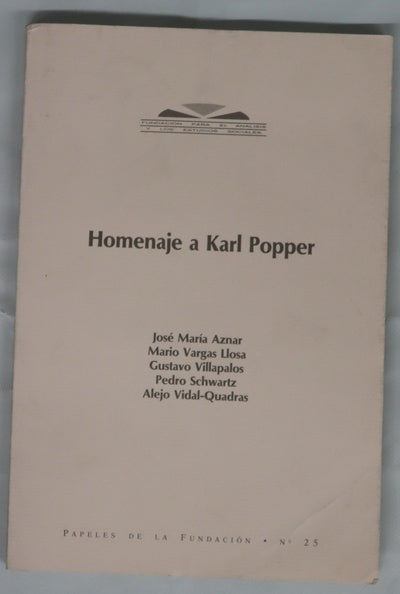 Homenaje a Karl Popper