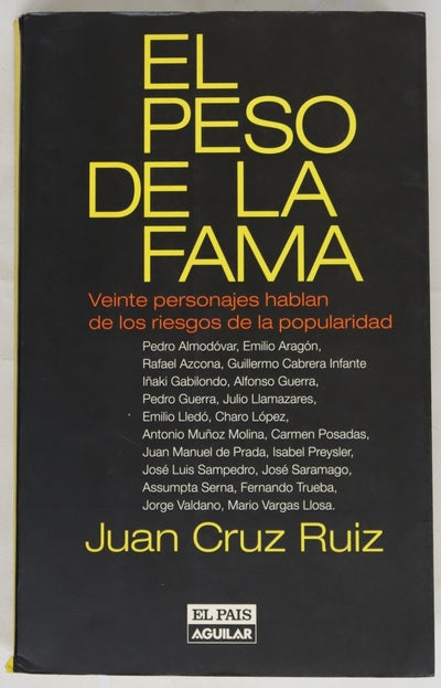 El peso de la fama veinte personajes hablan de los riesgos de la popularidad