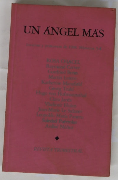 Un ángel más. Invierno y primavera de 1988, números 3-4