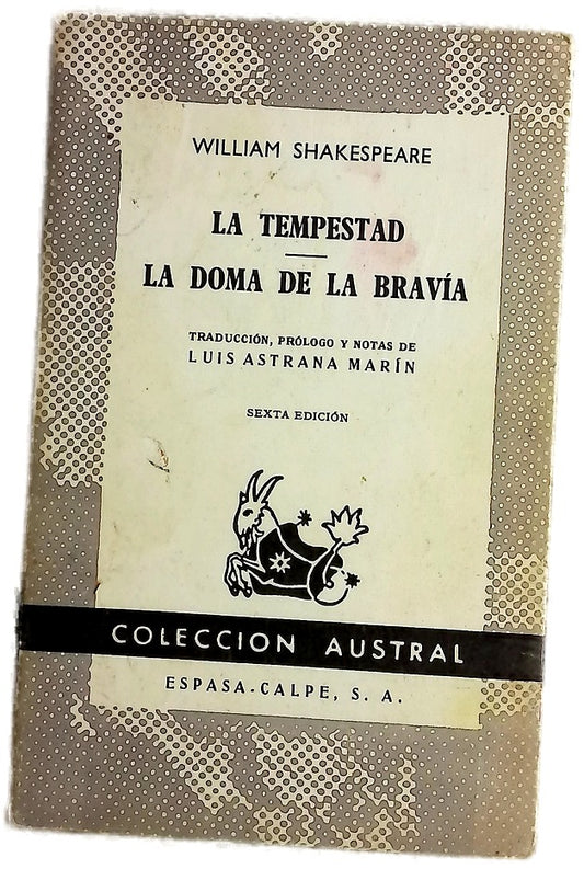 La tempestad La doma de la bravía
