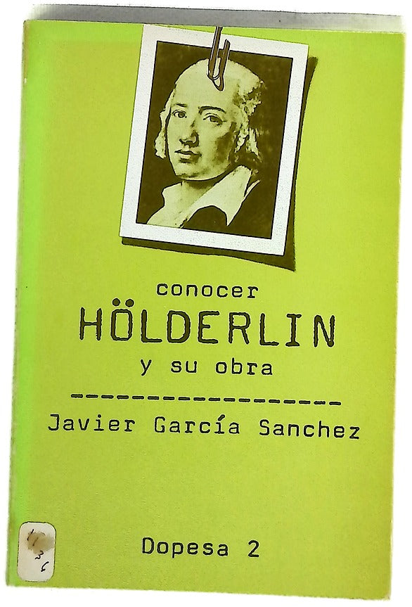 Conocer Höderlin y su obra