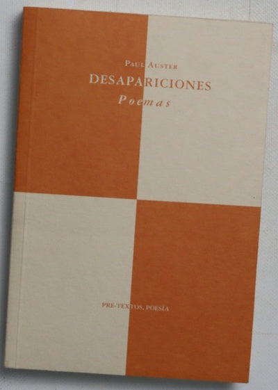 Desapariciones poemas, (1970-1979)