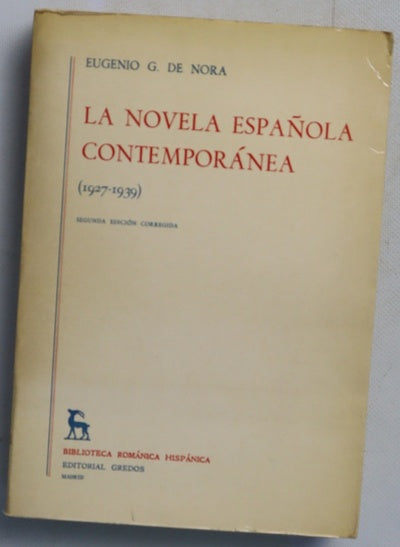 La novela española contemporánea