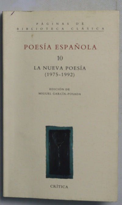 Poesía española (1975-1992)