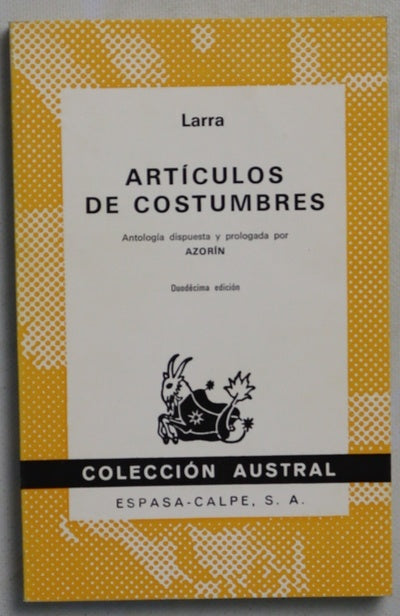 Artículos de costumbres