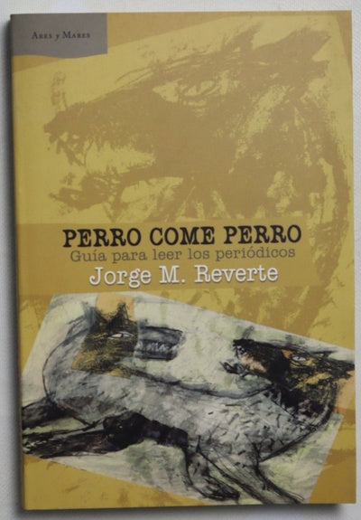 Perro come perro guía para leer los periódicos