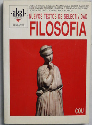 Filosofía nuevos textos de selectividad