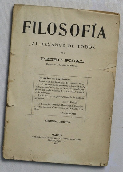 Filosofía al alcance de todos